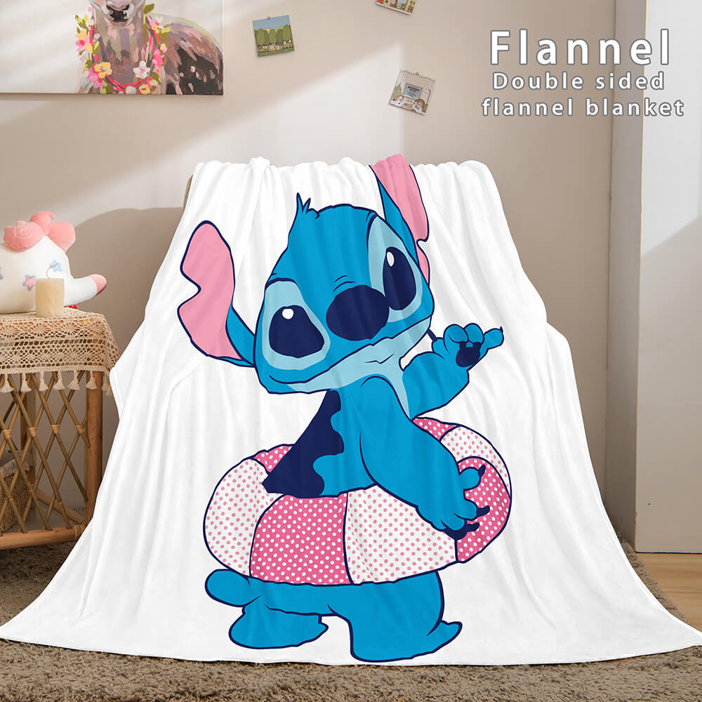 Stitch Blanket Flannel Throw Cosplay Blanket (Online Order Only)