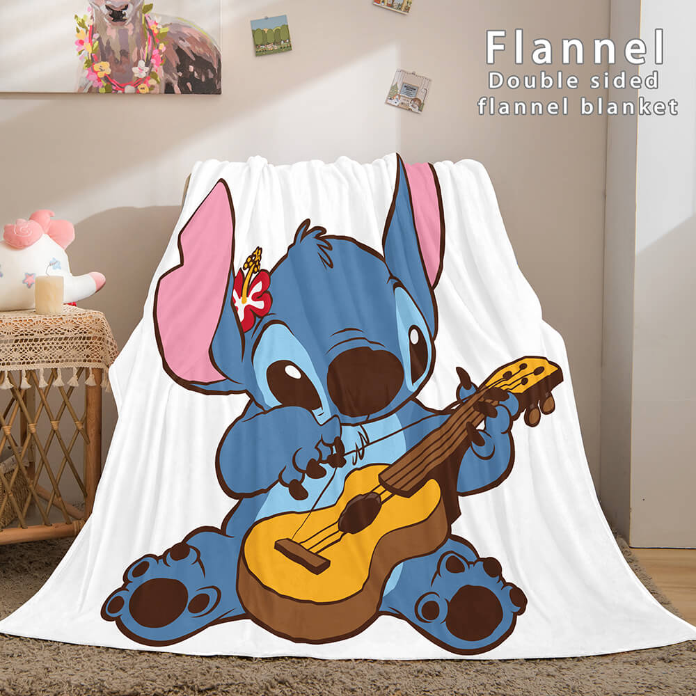 Stitch Blanket Flannel Throw Cosplay Blanket (Online Order Only)