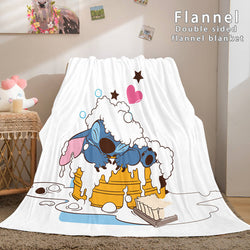 Stitch Blanket Flannel Throw Cosplay Blanket (Online Order Only)