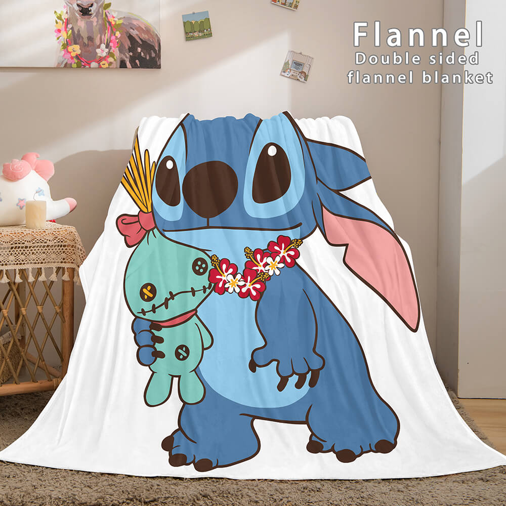 Stitch Blanket Flannel Throw Cosplay Blanket (Online Order Only)