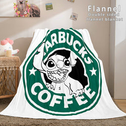 Stitch Blanket Flannel Throw Cosplay Blanket (Online Order Only)