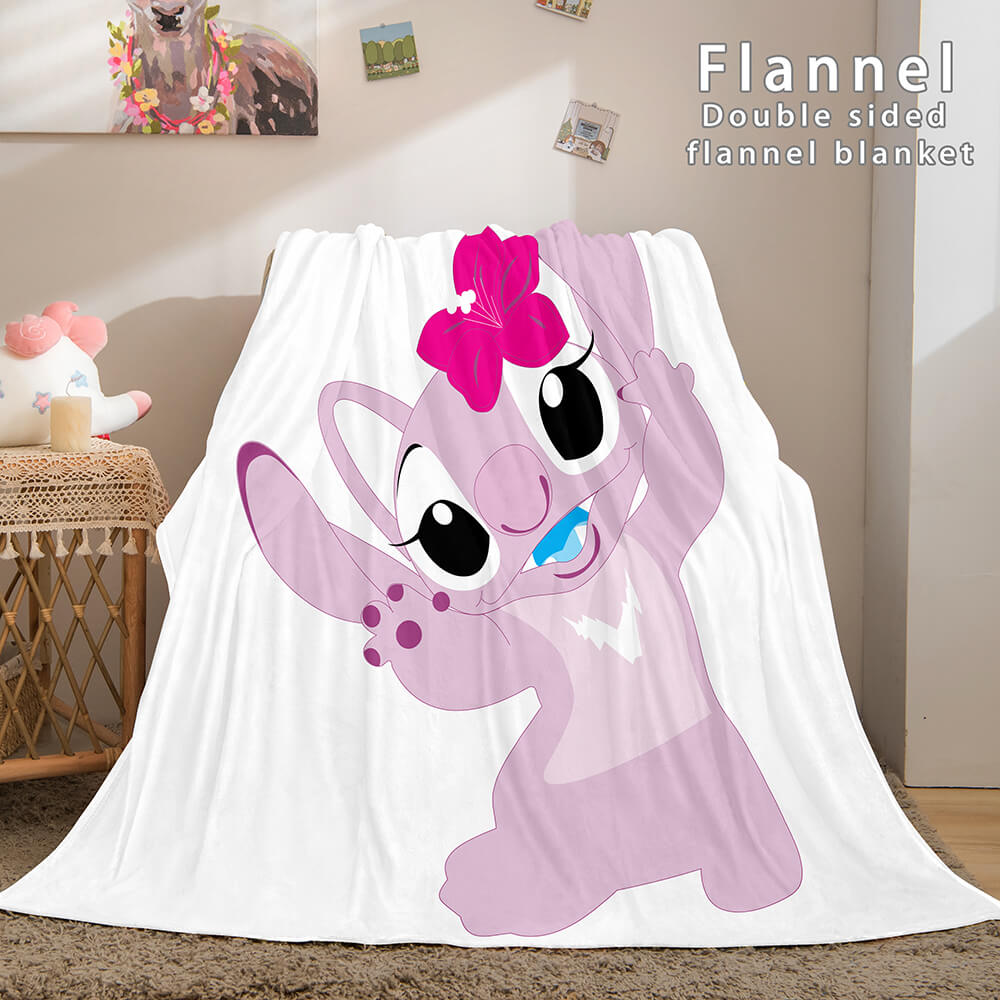 Stitch Blanket Flannel Throw Cosplay Blanket (Online Order Only)