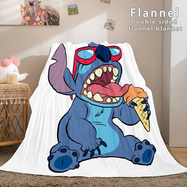 Stitch Blanket Flannel Throw Cosplay Blanket (Online Order Only)