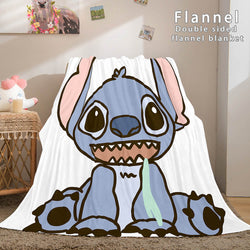 Stitch Blanket Flannel Throw Cosplay Blanket (Online Order Only)