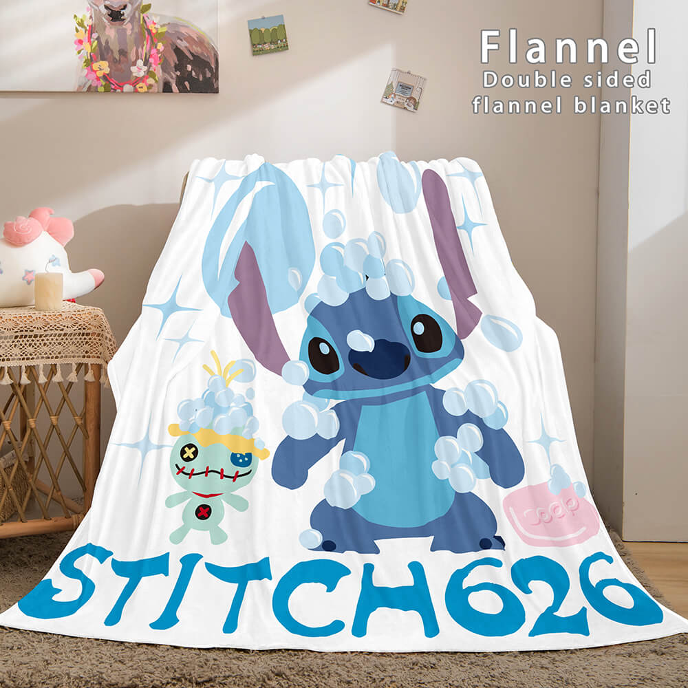 Stitch Blanket Flannel Throw Cosplay Blanket (Online Order Only)