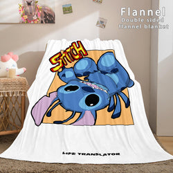 Stitch Blanket Flannel Throw Cosplay Blanket (Online Order Only)