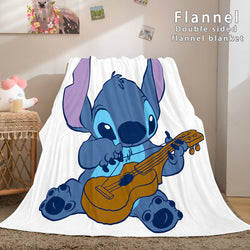Stitch Blanket Flannel Throw Cosplay Blanket (Online Order Only)