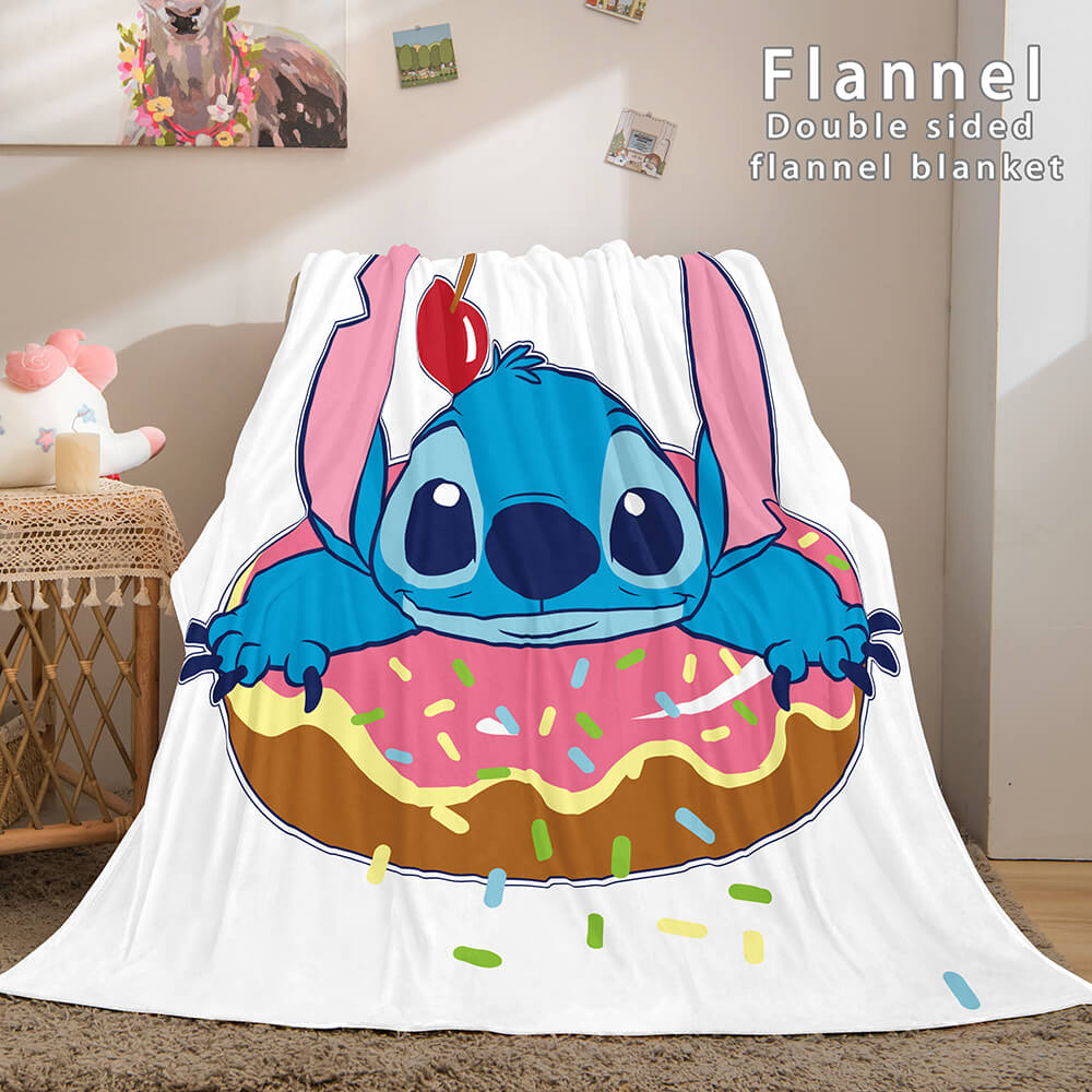 Stitch Blanket Flannel Throw Cosplay Blanket (Online Order Only)