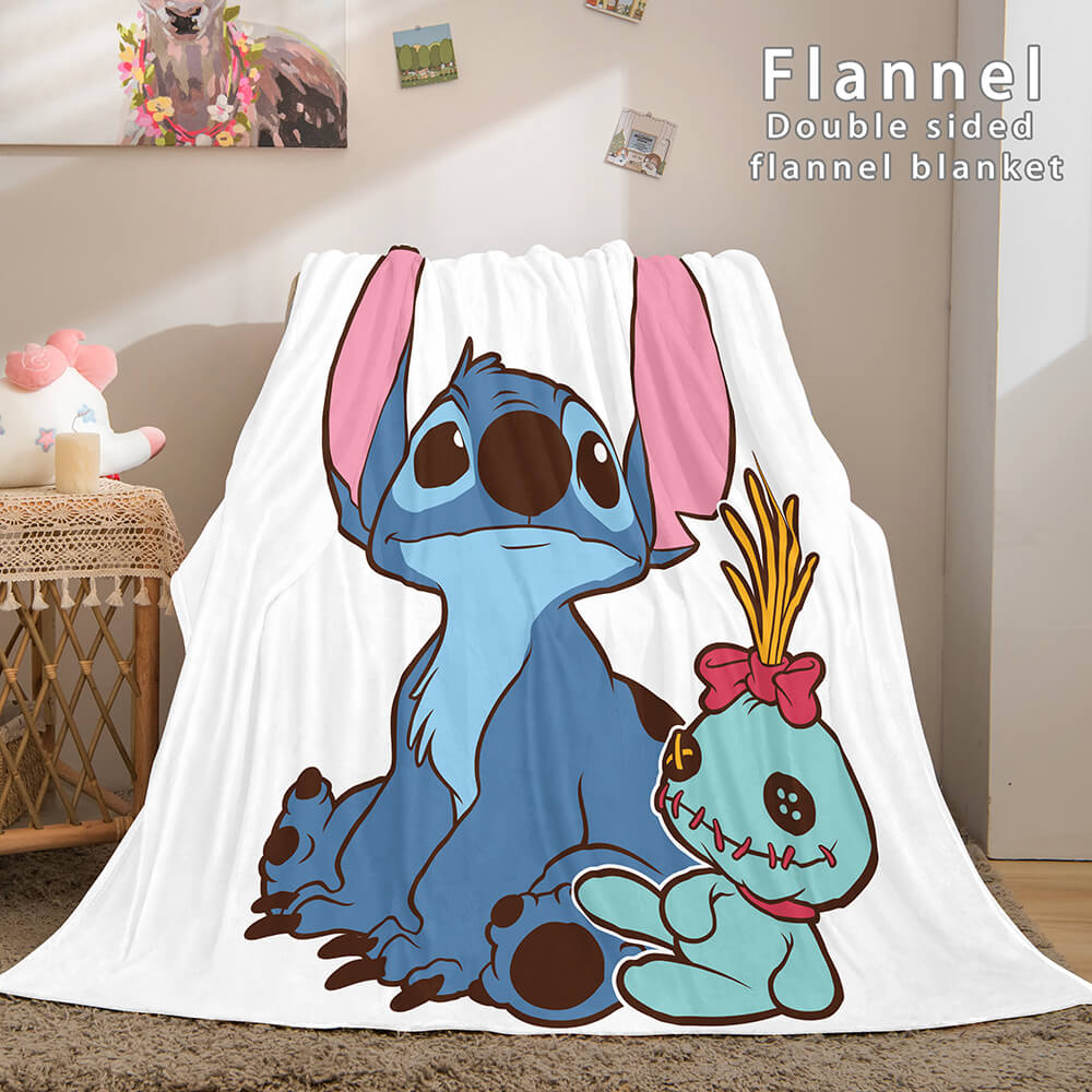 Stitch Blanket Flannel Throw Cosplay Blanket (Online Order Only)