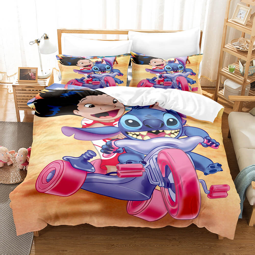 Stitch Pattern Bedding Set Kids Quilt Cover Without Filler (Online Order Only)