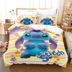 Stitch Pattern Bedding Set Kids Quilt Cover Without Filler (Online Order Only)