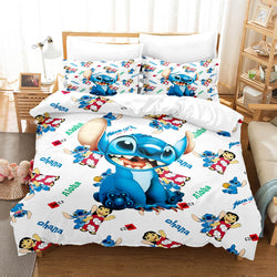 Stitch Pattern Bedding Set Kids Quilt Cover Without Filler (Online Order Only)
