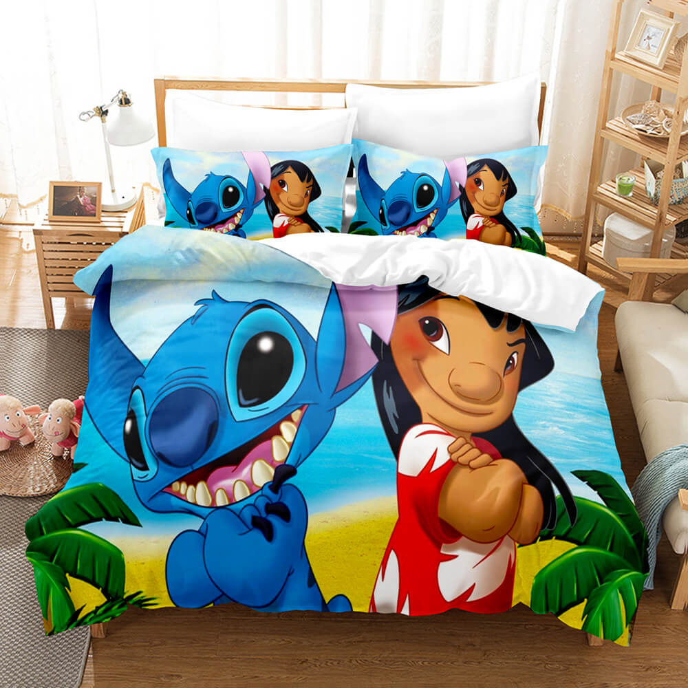Stitch Pattern Bedding Set Kids Quilt Cover Without Filler (Online Order Only)