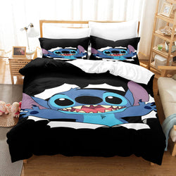 Stitch Pattern Bedding Set Kids Quilt Cover Without Filler (Online Order Only)