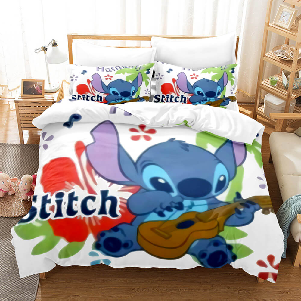 Stitch Pattern Bedding Set Kids Quilt Cover Without Filler (Online Order Only)