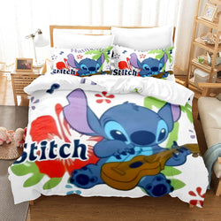 Stitch Pattern Bedding Set Kids Quilt Cover Without Filler (Online Order Only)