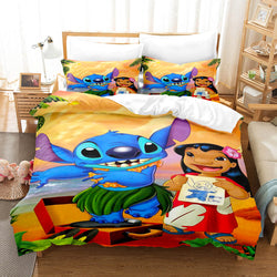 Stitch Pattern Bedding Set Kids Quilt Cover Without Filler (Online Order Only)
