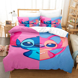 Stitch Pattern Bedding Set Kids Quilt Cover Without Filler (Online Order Only)