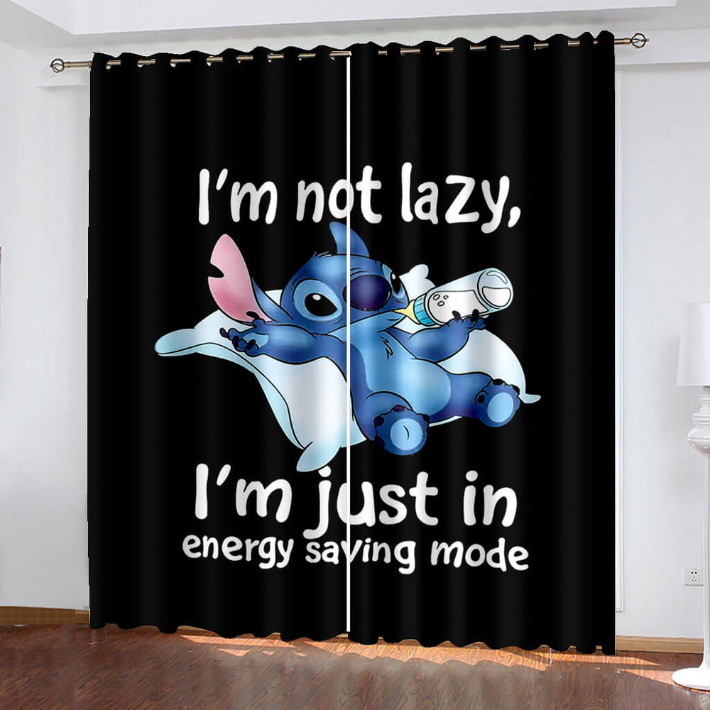 Stitch Curtains Blackout Window Treatments Drapes for Room Decoration (Online Order Only)