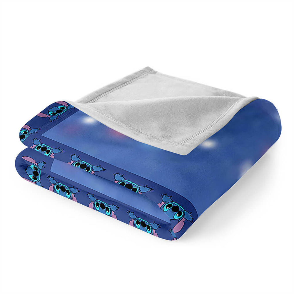 Stitch Pattern Blanket Flannel Throw Room Decoration (Online Order Only)