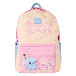 Disney Stitch & Angel All-Over Print Nylon Full-Size Backpack (Online Order Only)