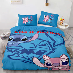 Stitch and Scrump Bedding Set Quilt Duvet Cover Bed Sets Room Decoration (Online Order Only)