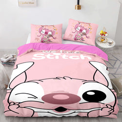Stitch and Scrump Bedding Set Quilt Duvet Cover Bed Sets Room Decoration (Online Order Only)