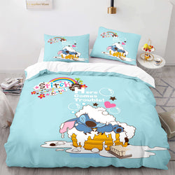 Stitch and Scrump Bedding Set Quilt Duvet Cover Bed Sets Room Decoration (Online Order Only)