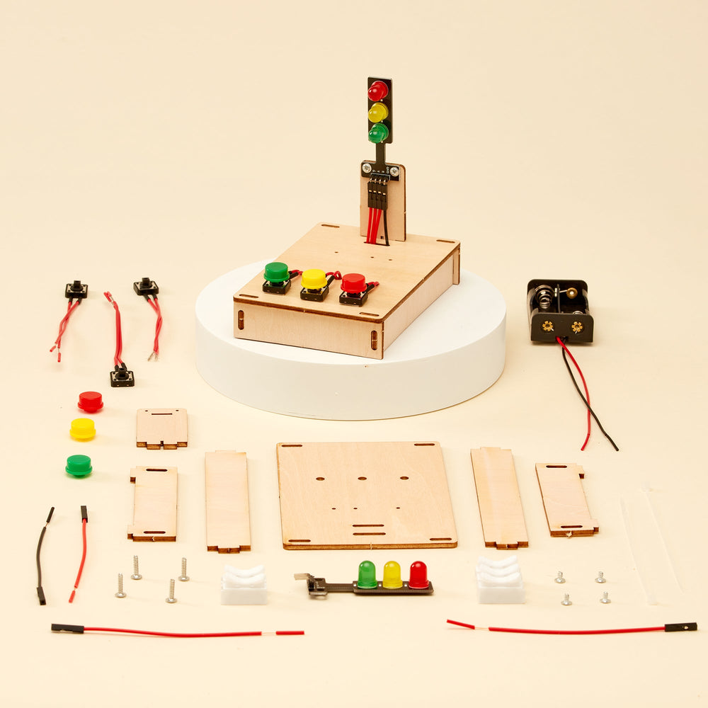 Traffic Lights DIY Kit, Educational STEM Toy (ONLINE ORDER ONLY)