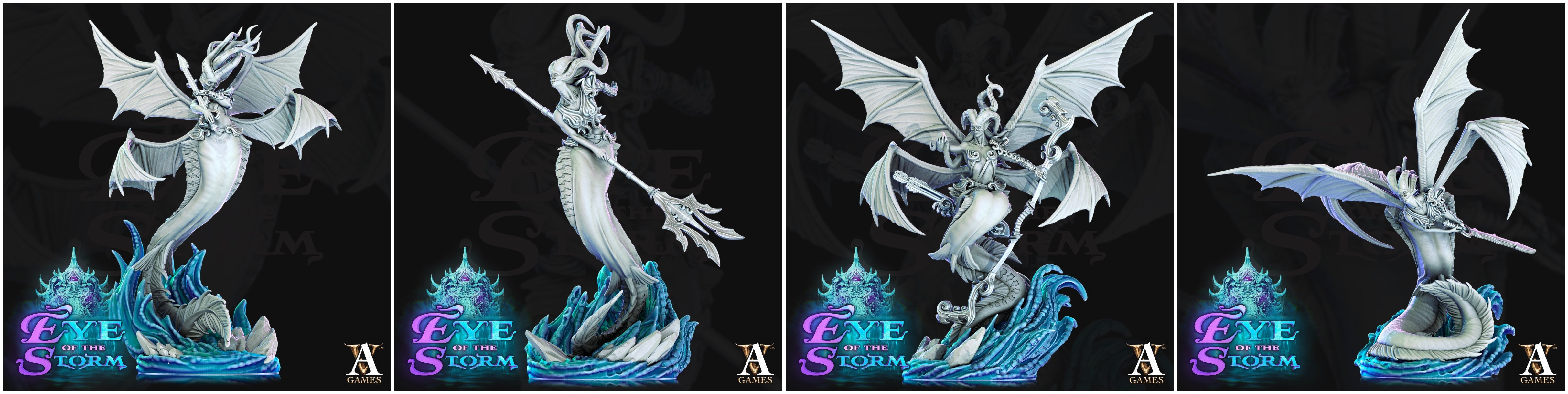 3D Printed Archvillain Games Eye of the Storm - Storm Sirens 28mm 32mm D&D (Online Only)