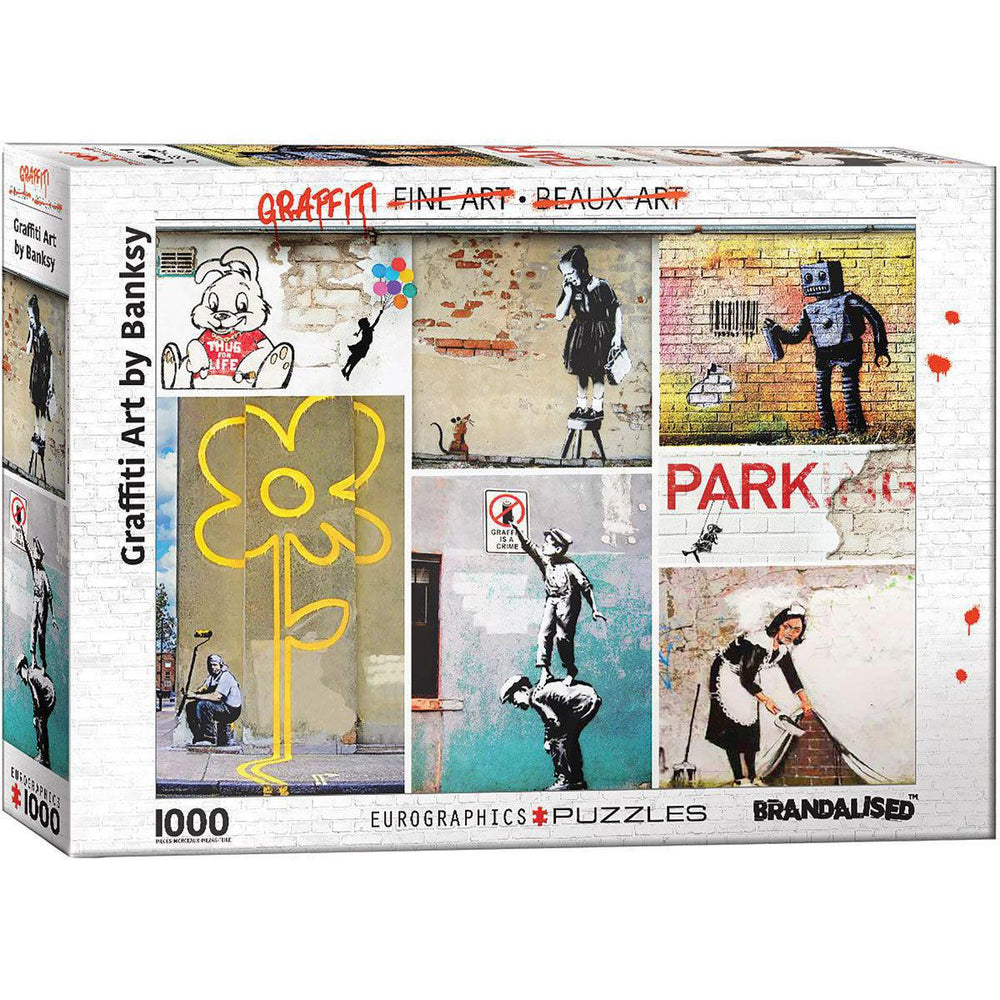 Street Art by Banksy 1000 Piece Jigsaw Puzzle Eurographics (ONLINE ORDER ONLY)