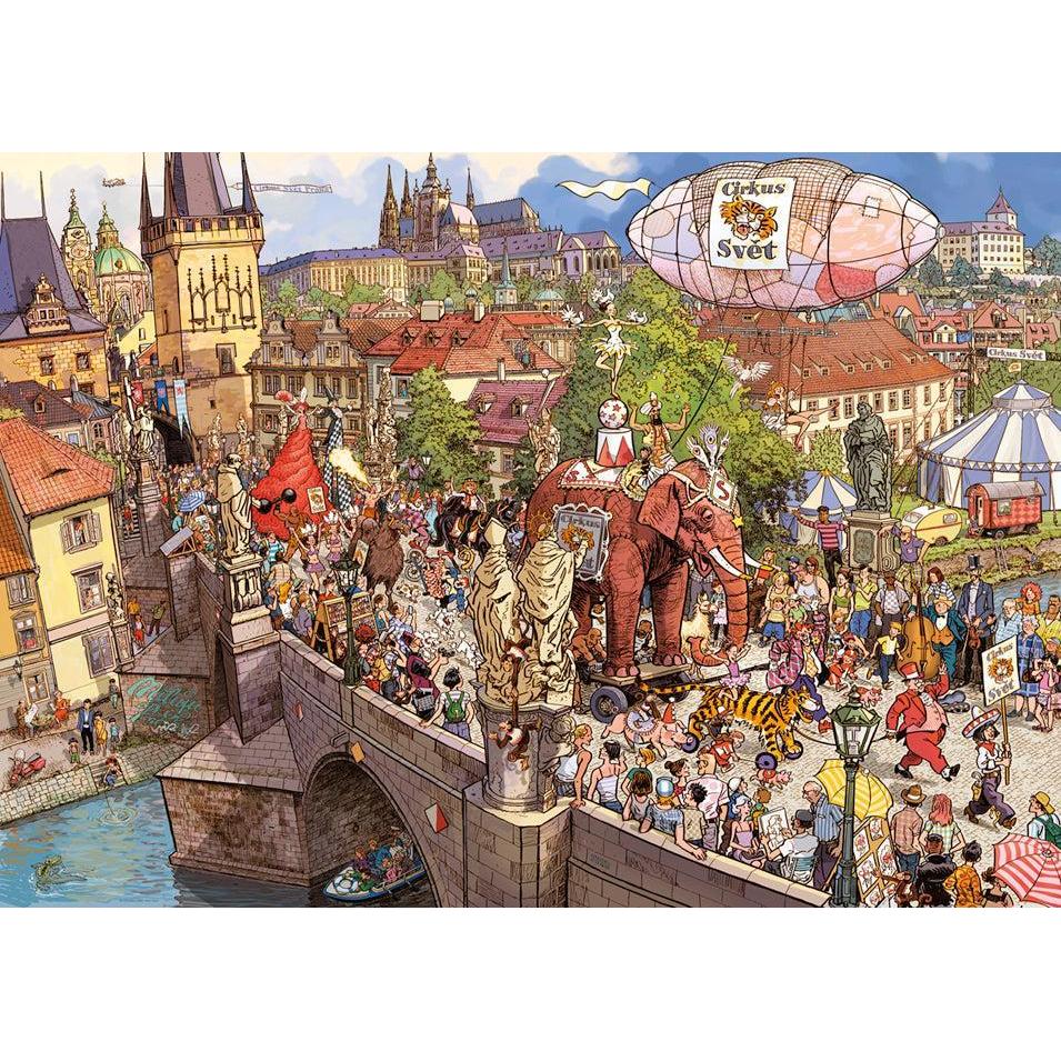 Street Parade Circus 2000 Piece Jigsaw Puzzle Heye (ONLINE ORDER ONLY)
