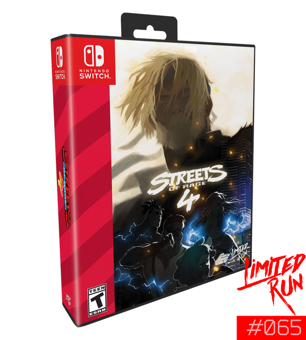 Limited Run Games #065: Streets of Rage 4 (Classic Edition) (Nintendo Switch) (ONLINE ORDER ONLY)