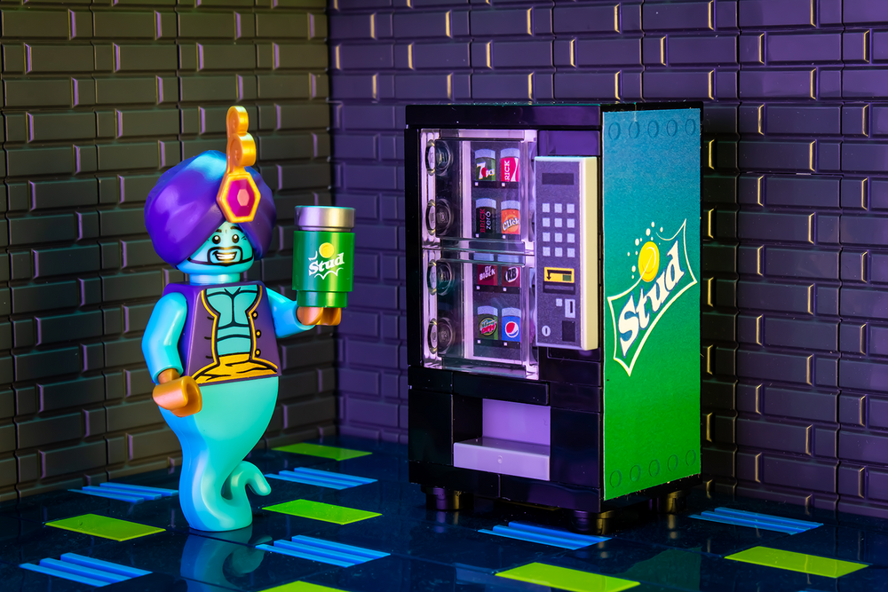 Stud - B3 Customs Soda Vending Machine made using LEGO parts (Online Order Only)
