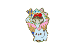 Studio Ghibli: Princess Monoke Ice Cream Enamel Pin (ONLINE ORDER ONLY)