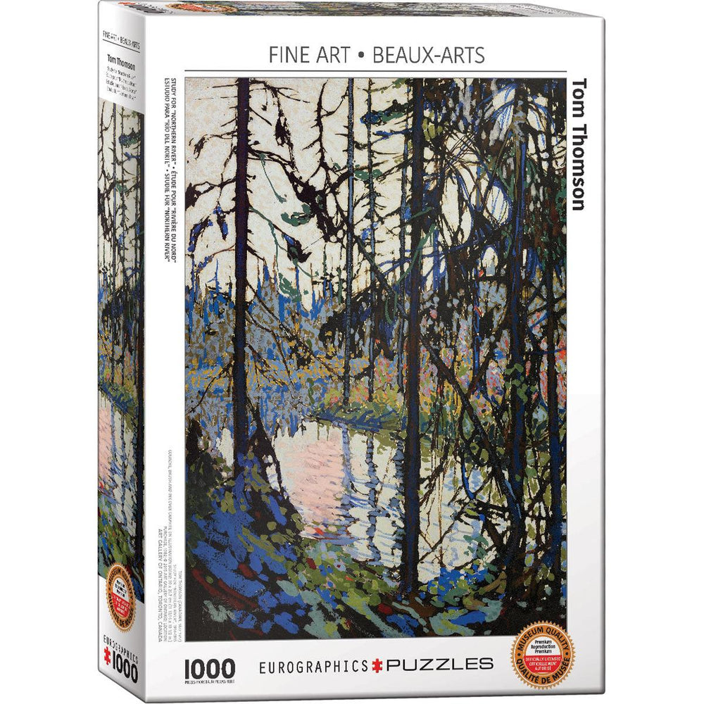 Study for Northern River by Tom Thomson 1000 Piece Jigsaw Puzzle Eurographics (ONLINE ORDER ONLY)