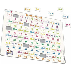 Subtraction Math 58 Piece Tray Jigsaw Puzzle Larsen