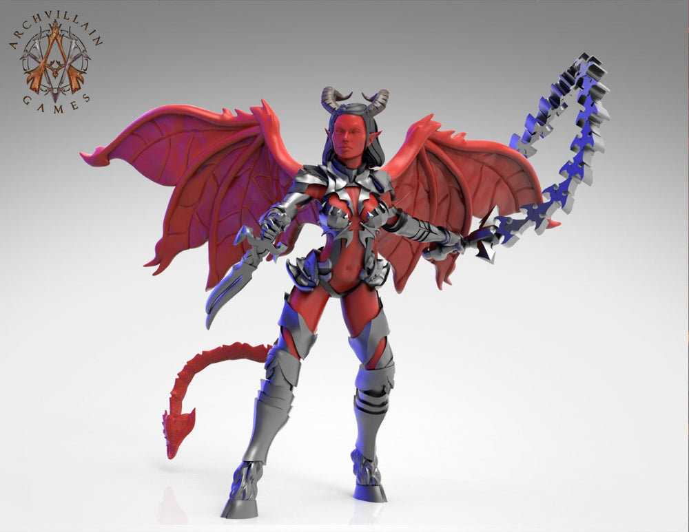 3D Printed Archvillain Games Succubus - Succubi Mistresses of Despair 28mm 32mm D&D (Online Only)