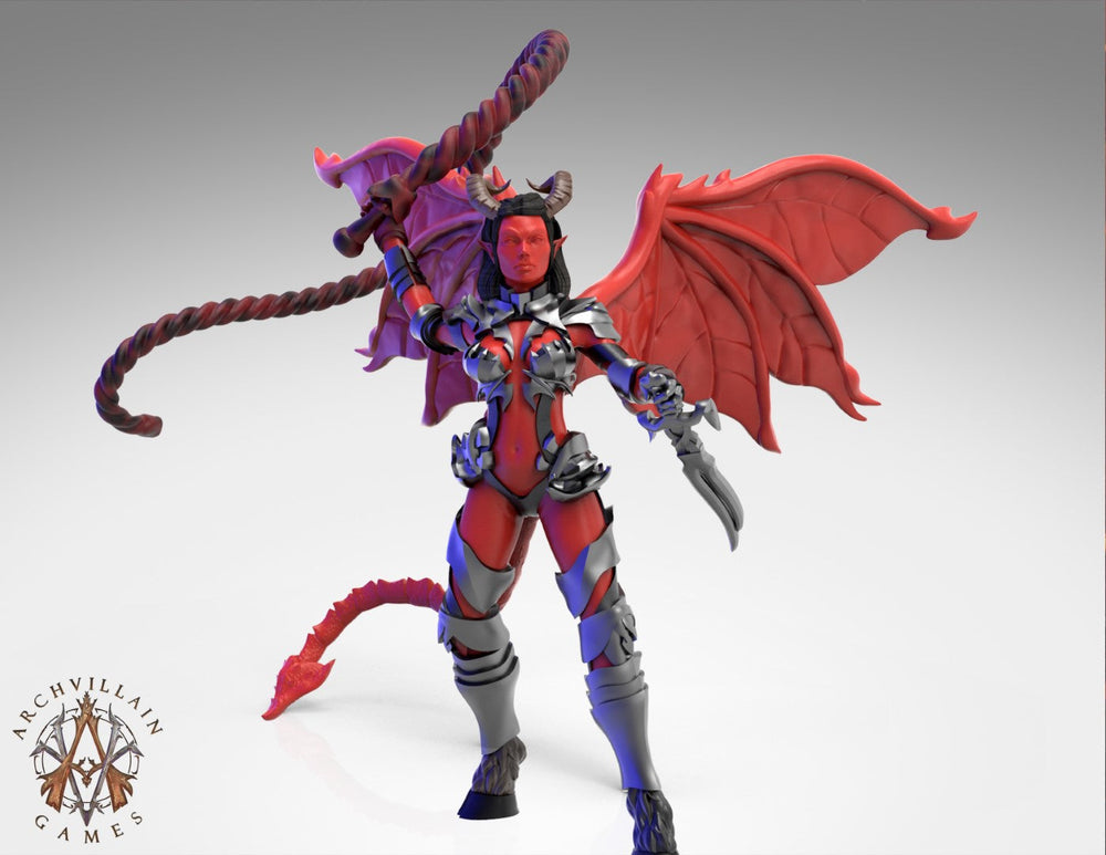 3D Printed Archvillain Games Succubus - Succubi Mistresses of Despair 28mm 32mm D&D (Online Only)