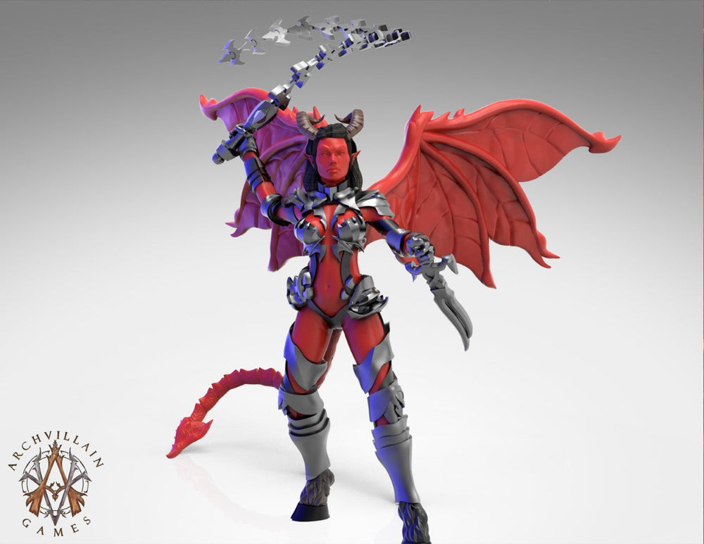 3D Printed Archvillain Games Succubus - Succubi Mistresses of Despair 28mm 32mm D&D (Online Only)
