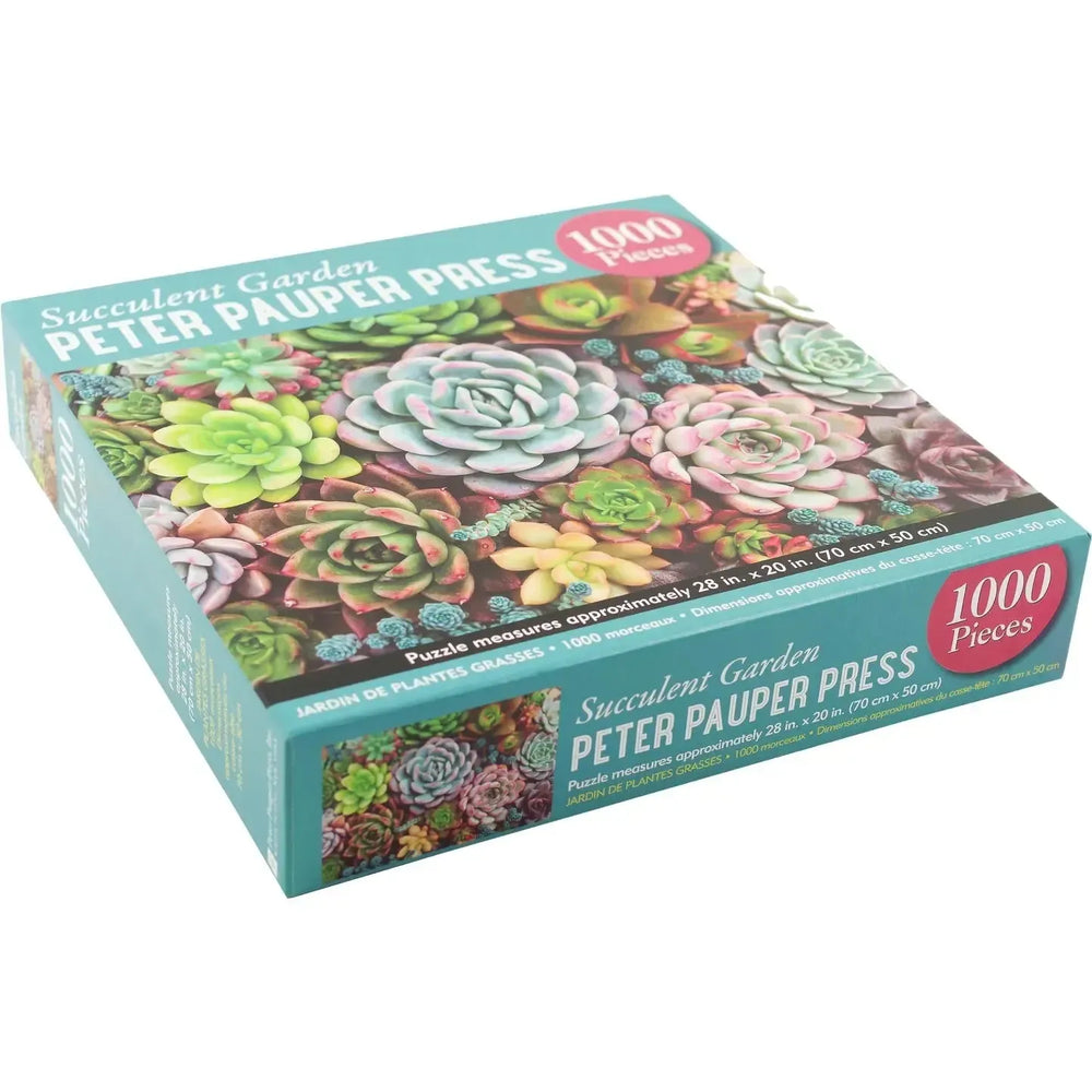 Succulent Garden 1000 Piece Jigsaw Puzzle Peter Pauper
