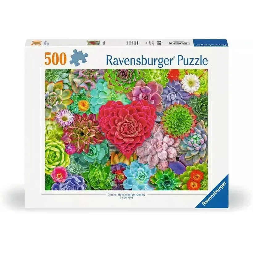 Succulent Love 500 Piece Jigsaw Puzzle Ravensburger