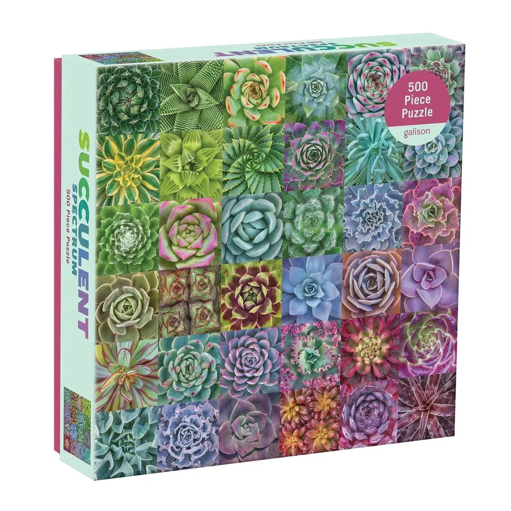 Succulent Spectrum 500 Piece Jigsaw Puzzle Galison (ONLINE ORDER ONLY)