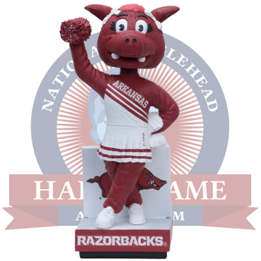 Sue E Arkansas Razorbacks Female Mascot Bobblehead (ONLINE ORDER ONLY)