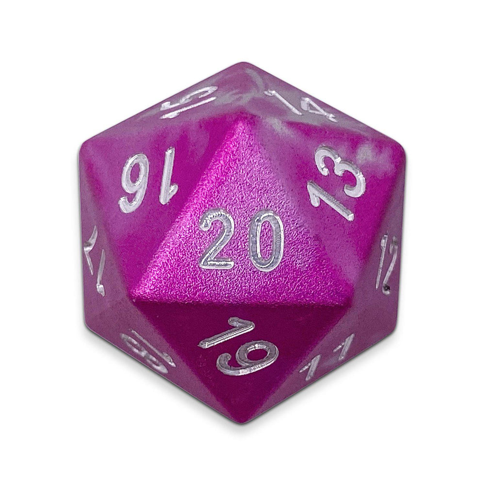 Wondrous Dice® Countdown D20 in Sugar Bomb by  6063 Aircraft Grade Aluminum (ONLINE ORDER ONLY)