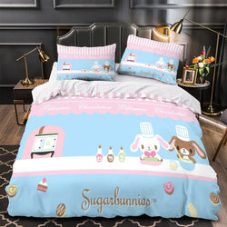 Sugarbunnies Bedding Set Pattern Quilt Cover Without Filler (Online Order Only)