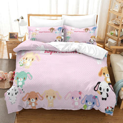 Sugarbunnies Bedding Set Pattern Quilt Cover Without Filler (Online Order Only)