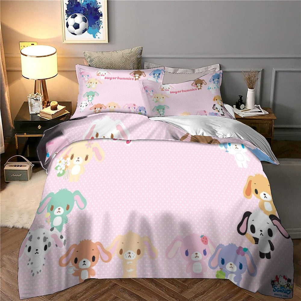 Sugarbunnies Bedding Set Pattern Quilt Cover Without Filler (Online Order Only)