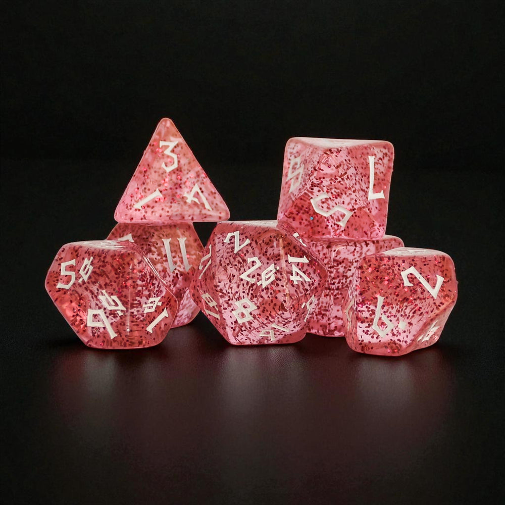 Sugarplum Acrylic Dice Set (ONLINE ORDER ONLY)