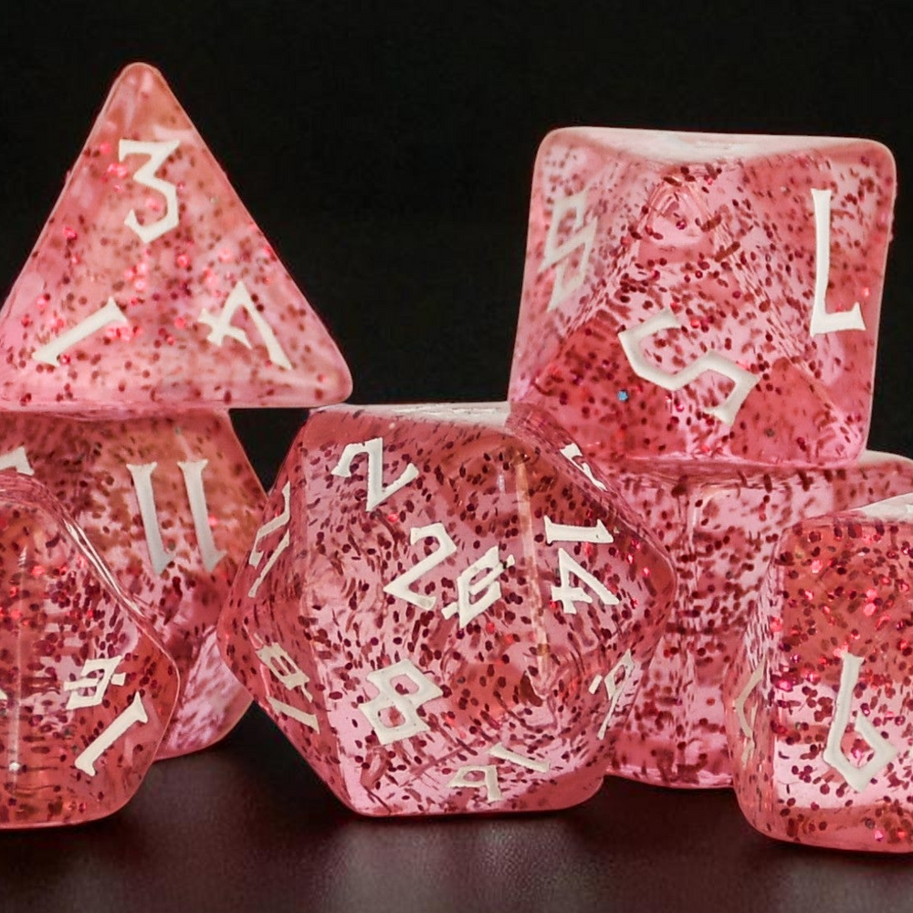 Sugarplum Acrylic Dice Set (ONLINE ORDER ONLY)